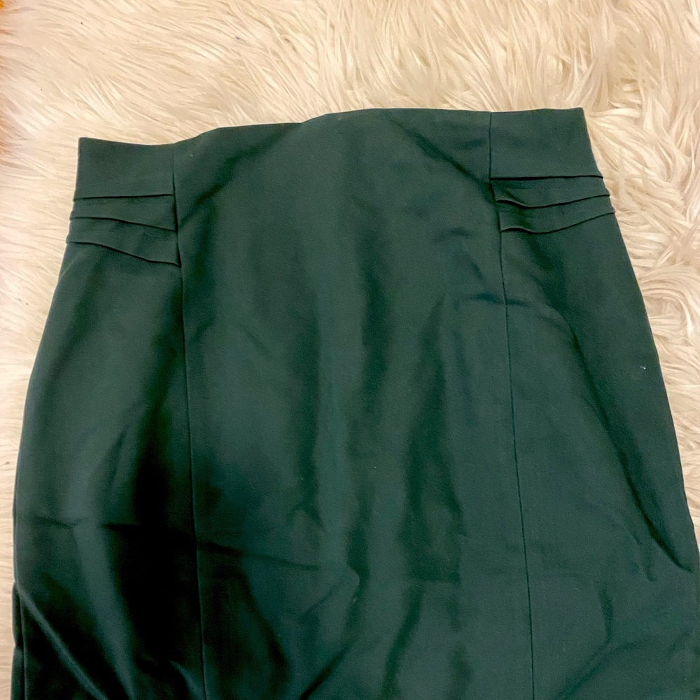 Express Forest/Hunter Green Pencil Skirt